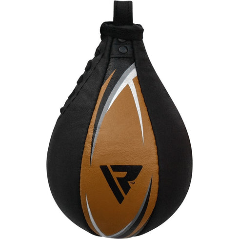 S2 LEATHER SPEED PUNCHING BALL/Tan-2